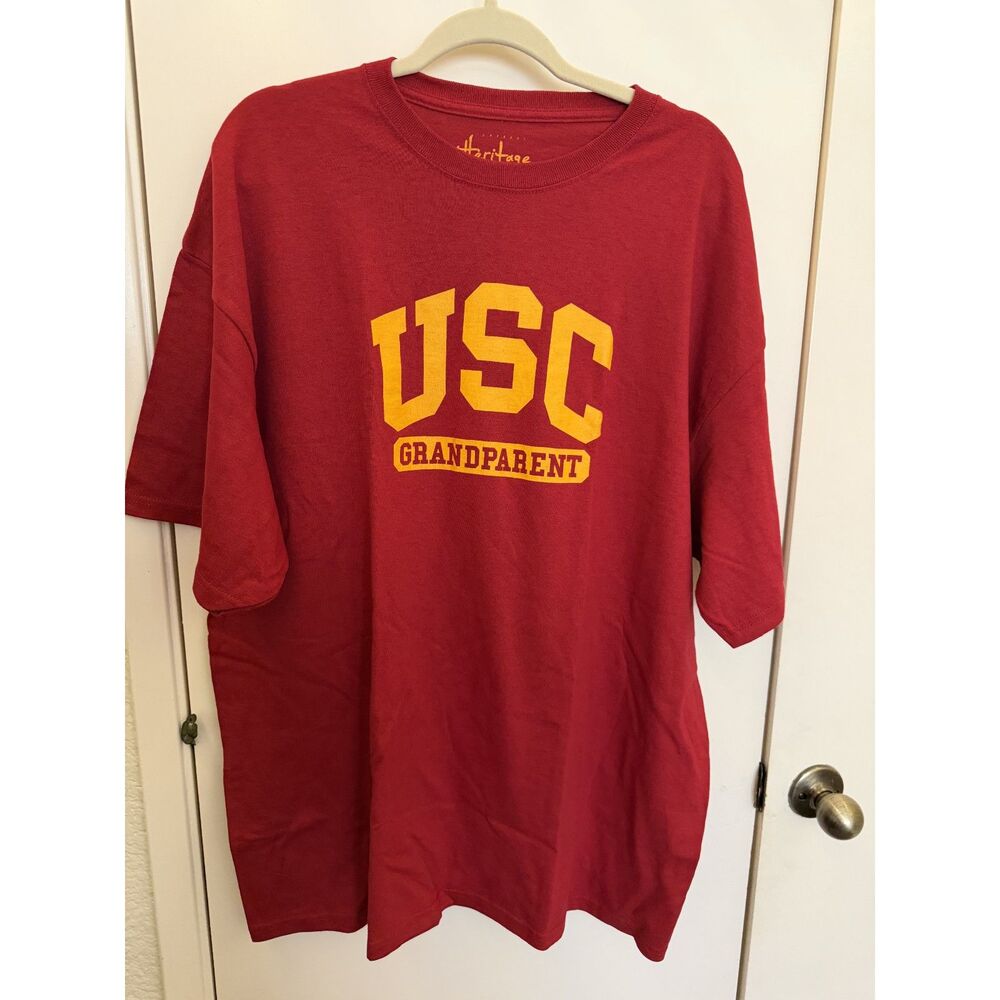 NWT USC grandparent tshirt red yellow color size XXlarge